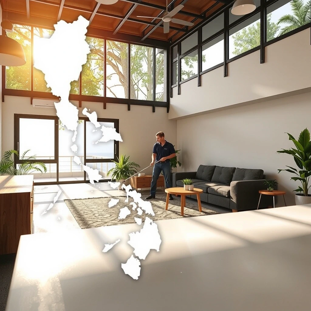 Map showing SparkleProTeam service area in Cebu City